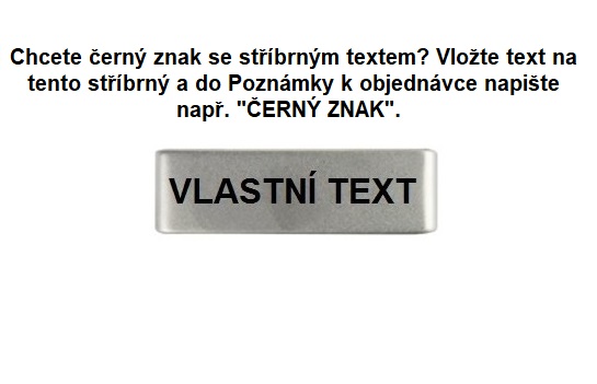 Sign custom text ID Elegant / Elite / Watch ID Uni