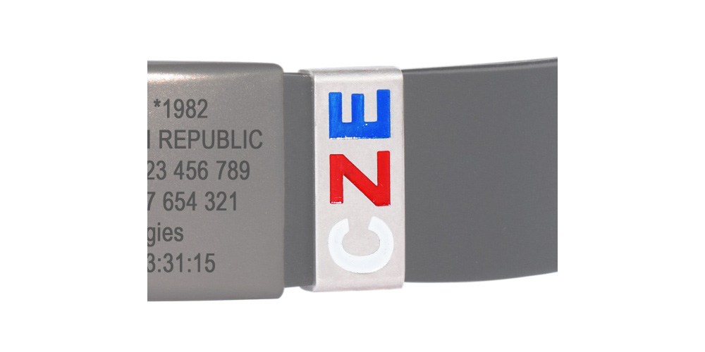 Badge for 14 mm Band color