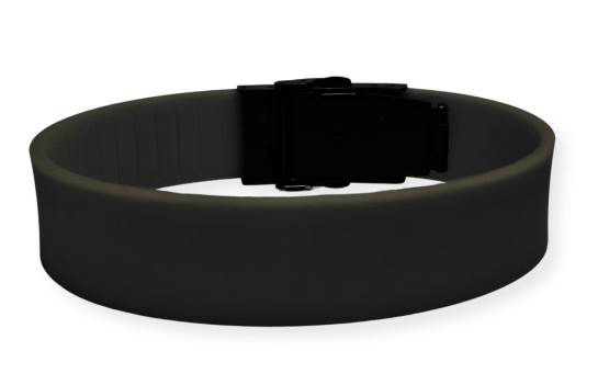 Elegant black Armband mit Verschluss Farbe