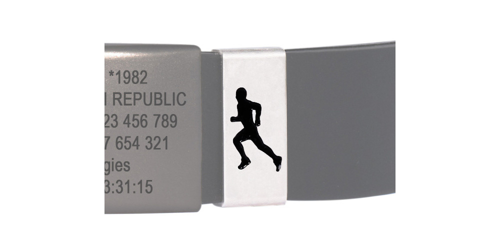 Badge for 14 mm Band color