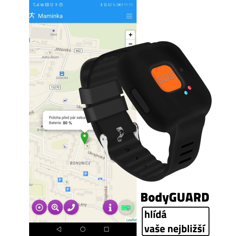 SOS NÁRAMEK S GPS