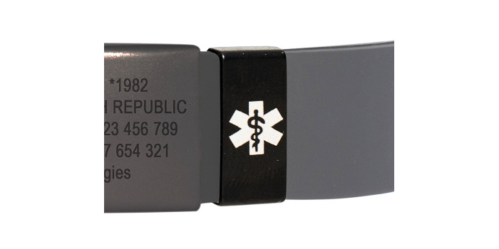 Black Badge for 12 mm Band color