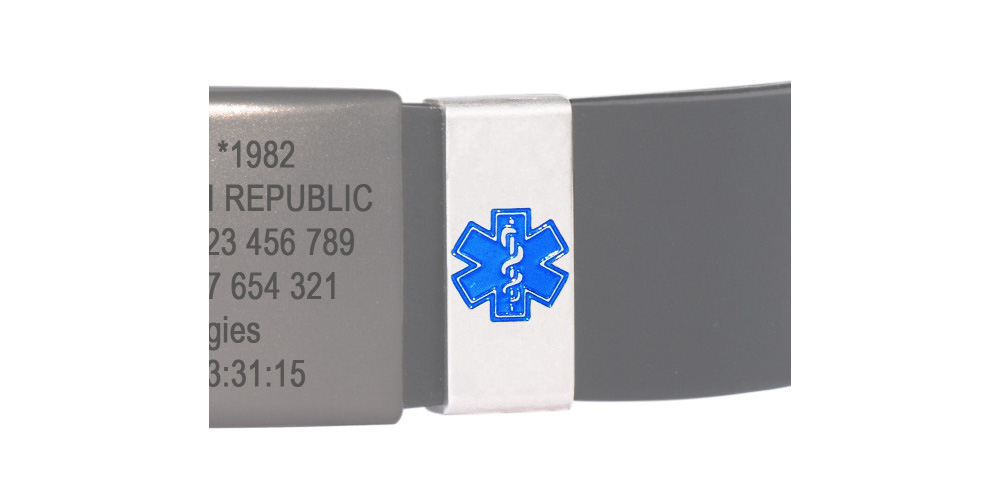 Badge for 14 mm Band color